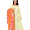 HAND EMBELLISHED YELLOW ANARKALI